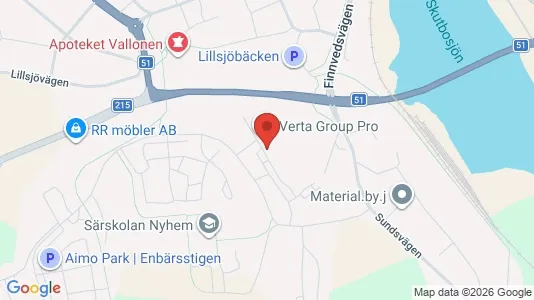 Apartments for rent i Finspång - kort over placeringen