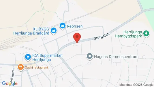 Apartments for rent i Herrljunga - kort over placeringen