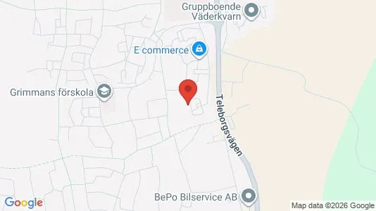 Apartments for rent i Växjö - kort over placeringen