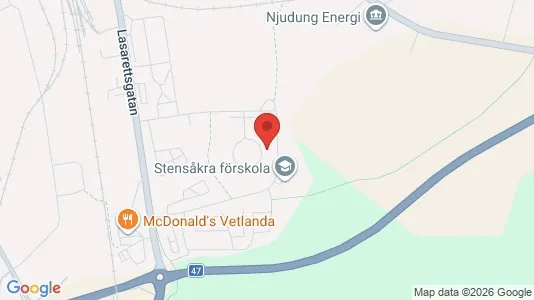 Apartments for rent i Vetlanda - kort over placeringen