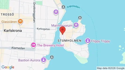 Apartments for rent i Karlskrona - kort over placeringen