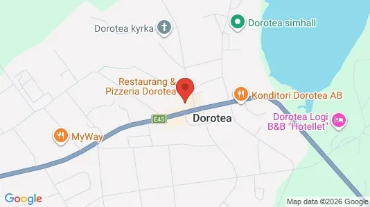 Apartments for rent i Dorotea - kort over placeringen