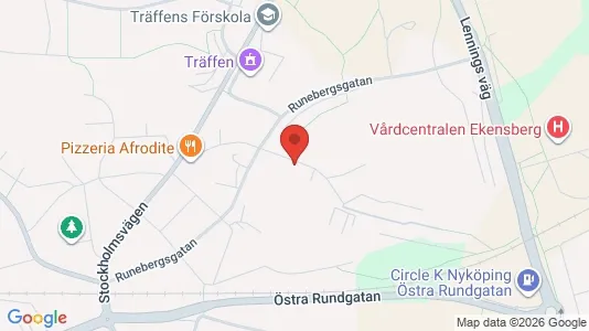 Apartments for rent i Nyköping - kort over placeringen