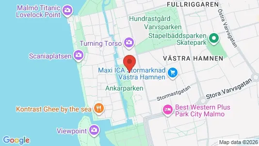 Apartments for rent i Malmö City - kort over placeringen