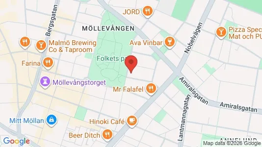 Apartments for rent i Malmö City - kort over placeringen