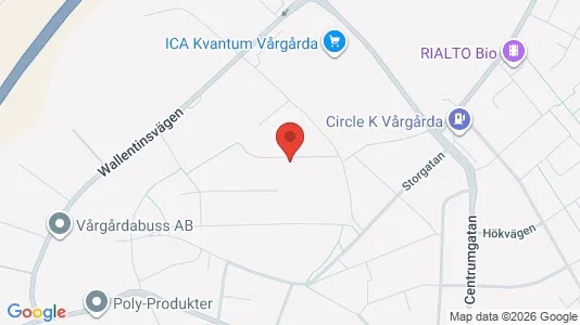 Apartments for rent i Vårgårda - kort over placeringen