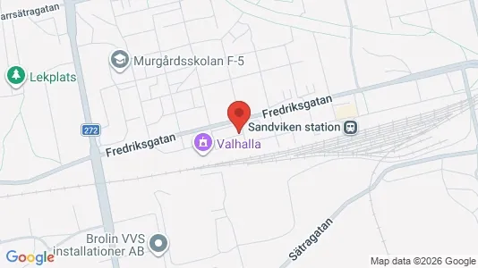 Apartments for rent i Sandviken - kort over placeringen