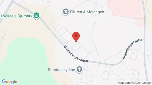 Apartments for rent i Lycksele - kort over placeringen