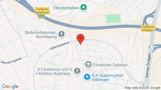 Apartments for rent i Norrköping - kort over placeringen