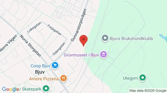Apartments for rent i Bjuv - kort over placeringen