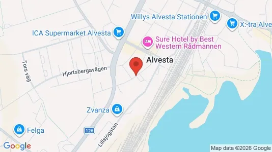 Apartments for rent i Alvesta - kort over placeringen