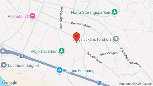 Apartments for rent i Finspång - kort over placeringen
