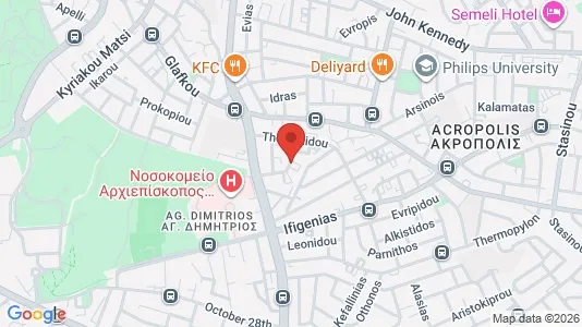 Apartments for rent i Nicosia Strovolos - kort over placeringen