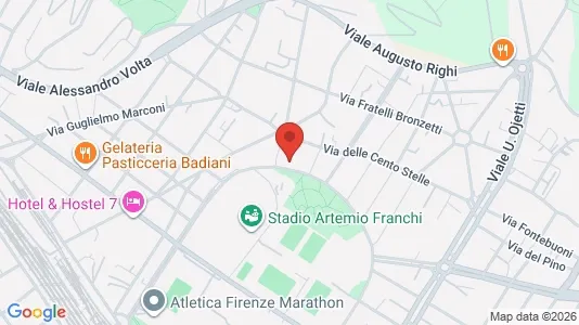 Rooms for rent i Florence - kort over placeringen
