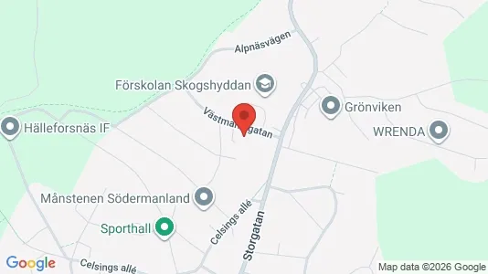 Apartments for rent i Flen - kort over placeringen