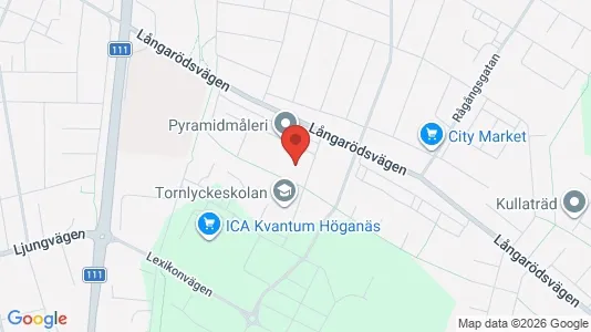 Apartments for rent i Höganäs - kort over placeringen