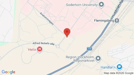 Apartments for rent i Huddinge - kort over placeringen