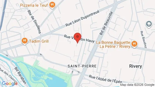 Apartments for rent i Amiens - kort over placeringen