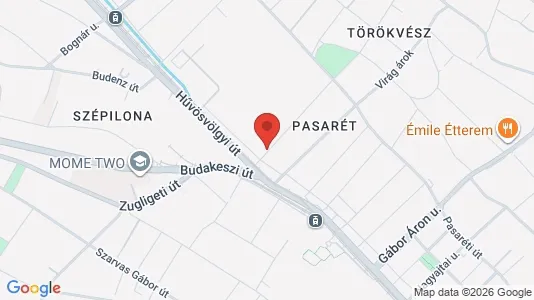 Apartments for rent i Budapest Rákosmente - kort over placeringen
