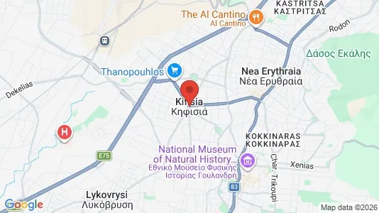 Houses for rent i Kifisia - kort over placeringen