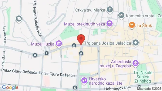 Apartments for rent i Sljeme (Medvednica-Tomislavac) - kort over placeringen