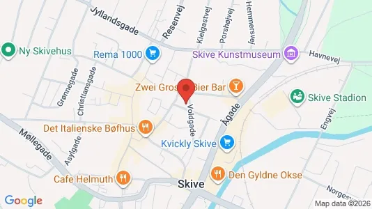 Apartments for rent i Skive - kort over placeringen