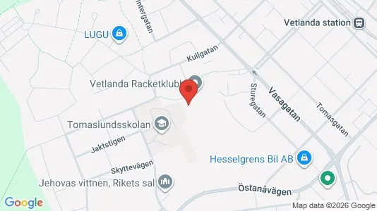 Apartments for rent i Vetlanda - kort over placeringen