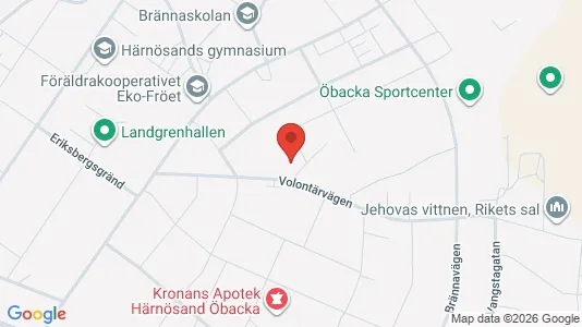 Apartments for rent i Härnösand - kort over placeringen
