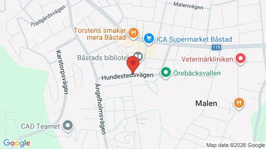 Apartments for rent i Båstad - kort over placeringen
