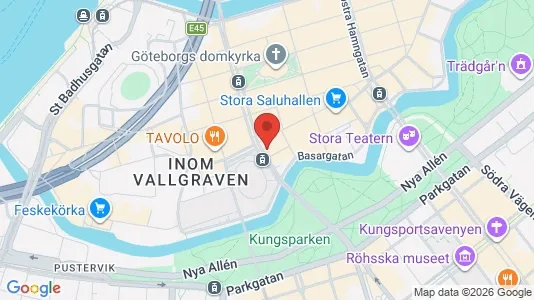 Apartments for rent i Gothenburg City Centre - kort over placeringen