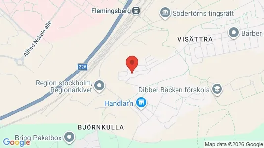 Apartments for rent i Huddinge - kort over placeringen