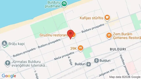 Apartments for rent i Jūrmala - kort over placeringen
