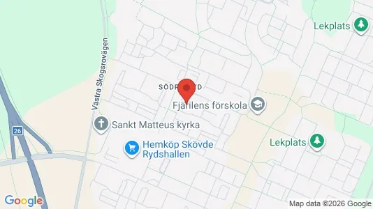 Apartments for rent in Skövde - Photo from Google Street View