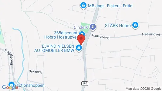 Apartments for rent i Hobro - kort over placeringen