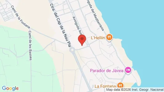 Apartments for rent in Jávea/Xàbia - Photo from Google Street View