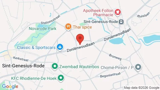 Apartments for rent i Sint-Genesius-Rode - kort over placeringen