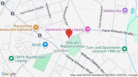 Apartments for rent i Leipzig - kort over placeringen