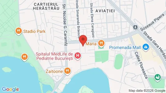 Apartments for rent i Voluntari - kort over placeringen