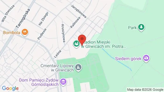 Apartments for rent i Gliwice - kort over placeringen