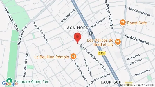 Apartments for rent i Reims - kort over placeringen