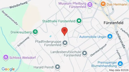 Apartments for rent i Fürstenfeld - kort over placeringen
