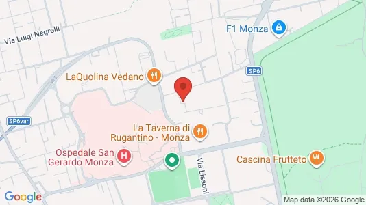 Apartments for rent i Vedano al Lambro - kort over placeringen