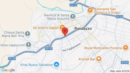 Apartments for rent i Randazzo - kort over placeringen