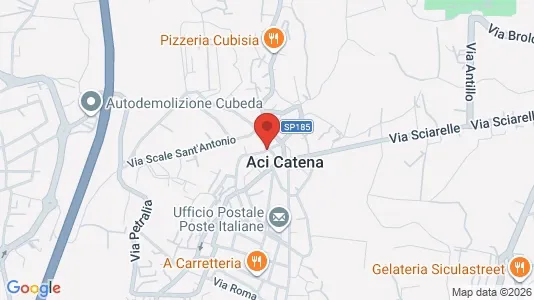Rooms for rent i Aci Catena - kort over placeringen
