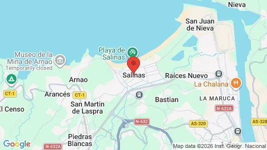 Apartments for rent i Salinas - kort over placeringen