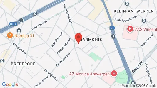 Apartments for rent i Stad Antwerp - kort over placeringen