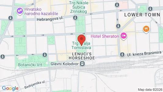 Apartments for rent i Sljeme (Medvednica-Tomislavac) - kort over placeringen