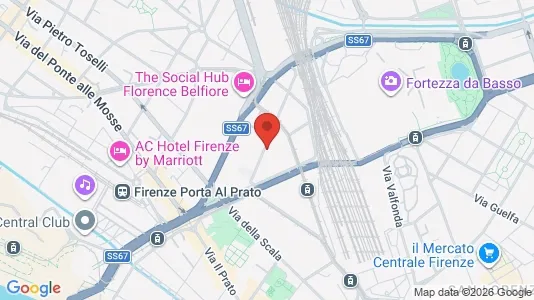 Apartments for rent i Florence - kort over placeringen