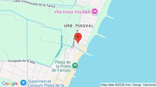 Apartments for rent i El Puig de Santa Maria - kort over placeringen