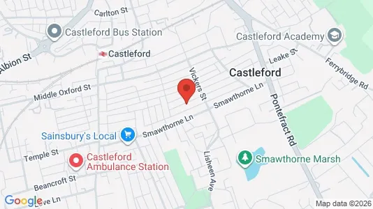 Apartments for rent i Castleford - West Yorkshire - kort over placeringen
